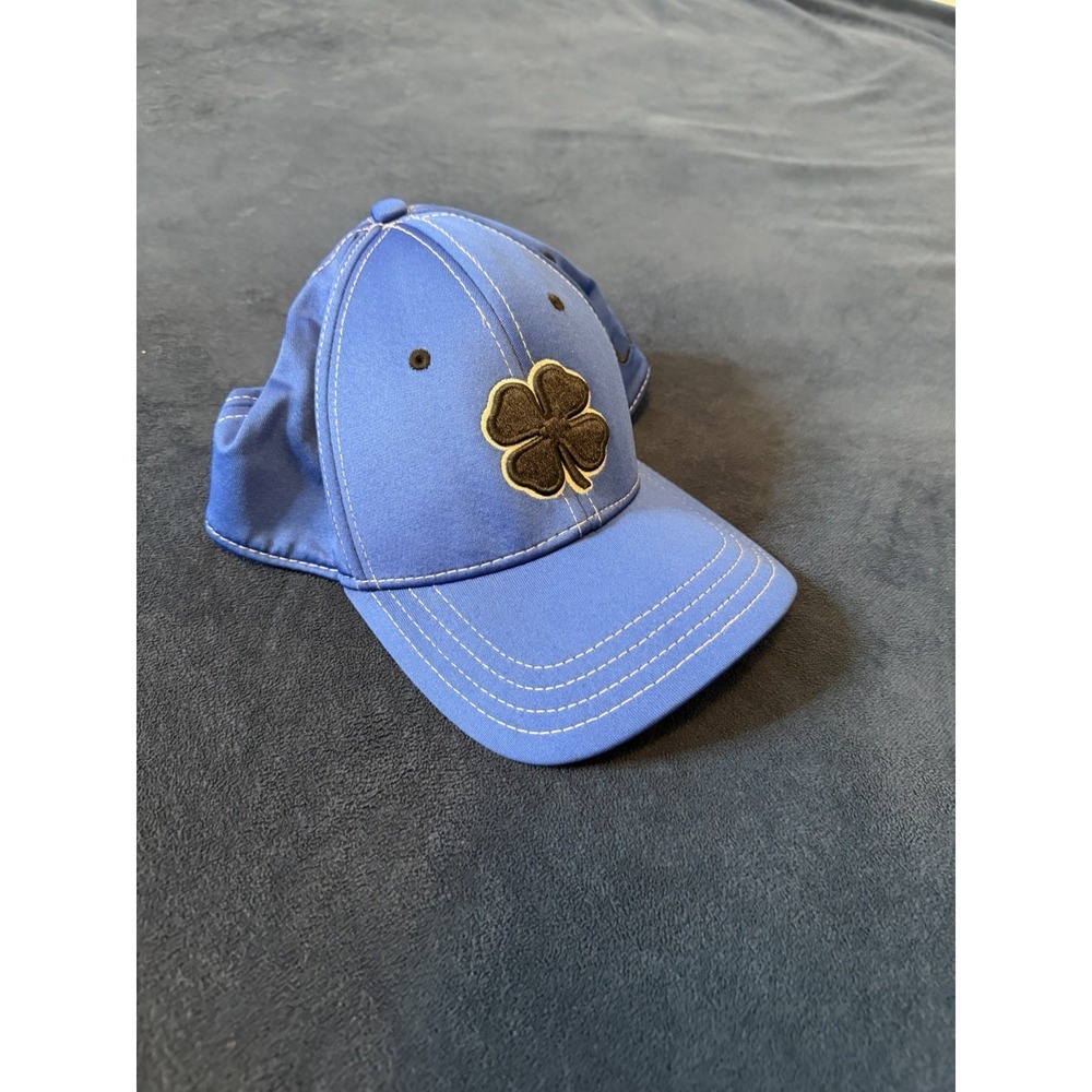 Black Clover Golf Hat Royal Blue/ Black Size S-L Stretch Fit Golf Hat